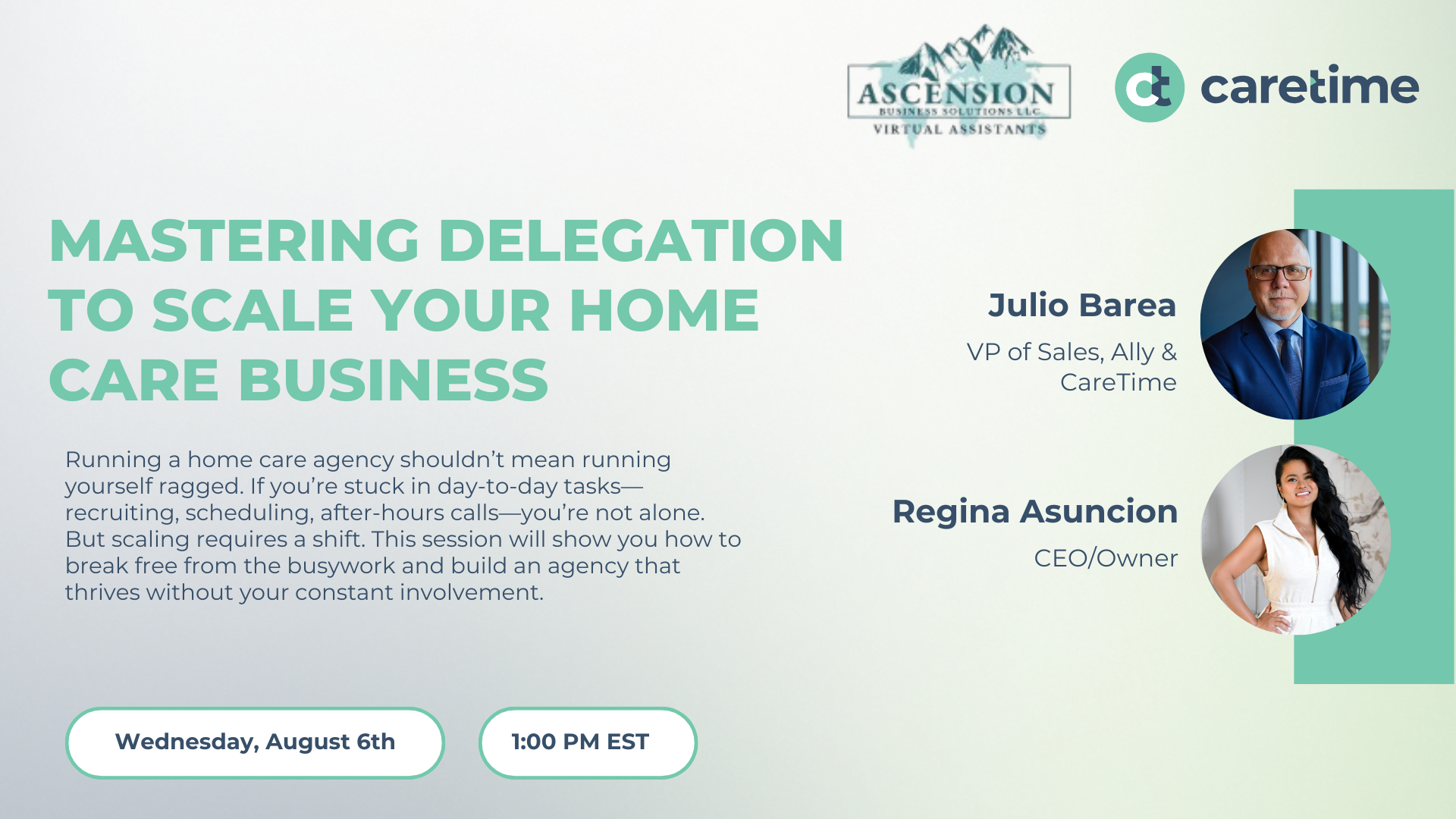 Regina Ascension Webinar